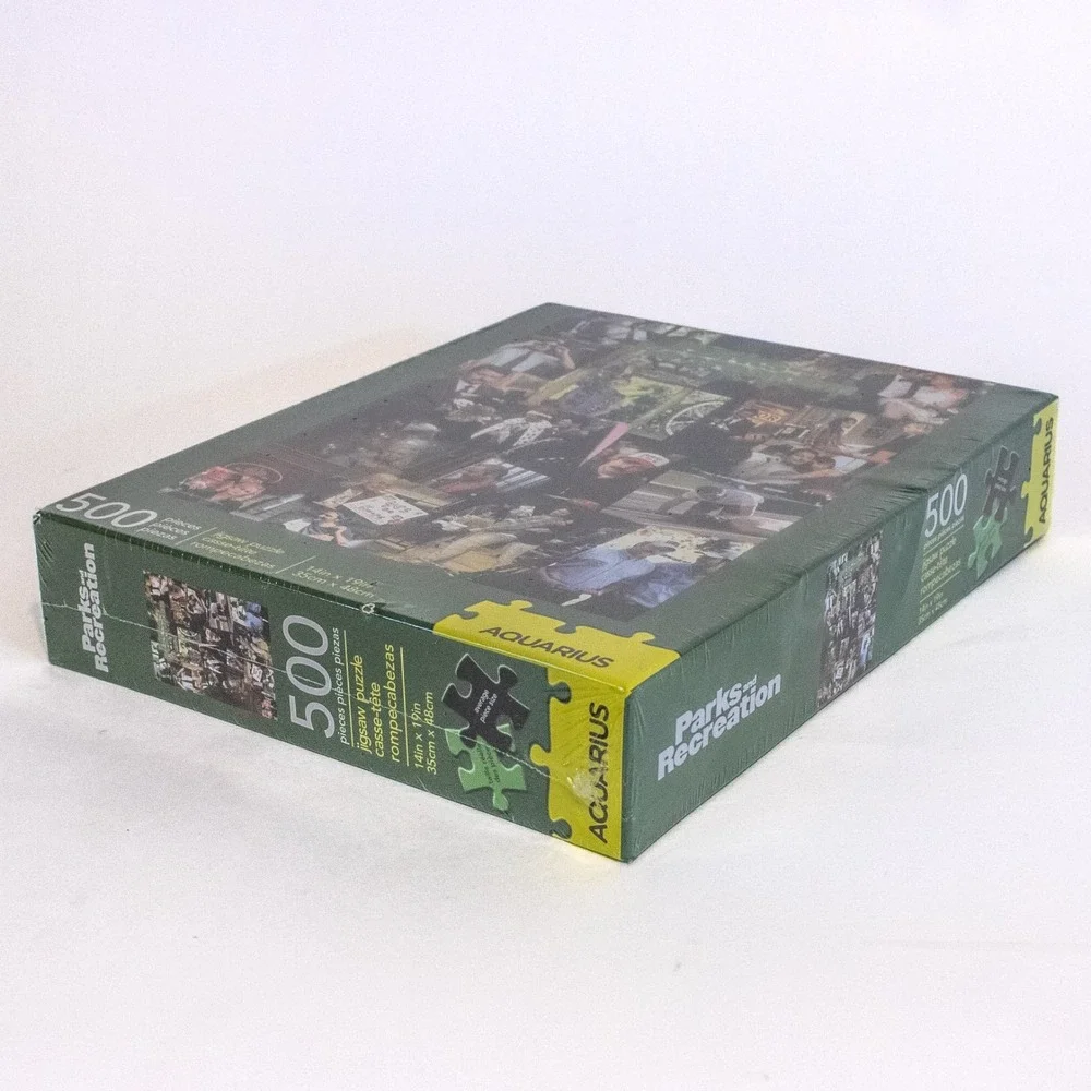 Parks and Recreation Photo Collage 500 Piece Jigsaw Puzzle NEW Factory Sealed